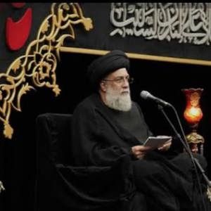 روضه امیرالمونین فرق شکافته نیست حجت الاسلام علوی تهرانی