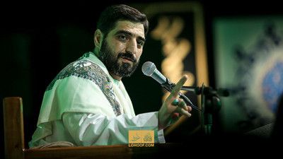 قرآن به سر گرفتن سید مجید بنی فاطمه